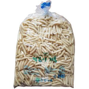 밀떡볶이 소3.75kg 떡볶이떡 약18인분 새끼손가락정도굵기의 밀떡