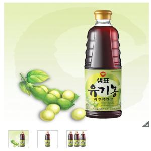 CI[식품(소스/양념)]샘표 유기농 자연콩간장 860ml x 3