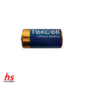 Tekcell 텍셀 CR123A 3V 배터리 화재 연기 가스감지기 케이텔 KTEL-G-14-24 단독경보형감지기 CR-123A