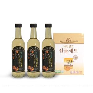 샘고을 감식초명인선물세트 3호(감식초 380ml×3병) 식품명인 임장옥