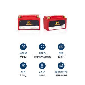 티맥스 530 560 포르자 300 350 Z1000 조이맥스 버그만125 200 12A 인산철 배터리
