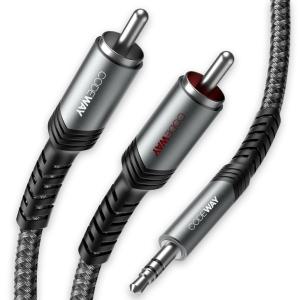 코드웨이 3.5mm AUX to 2RCA 케이블 (1.5m/3m/5m)