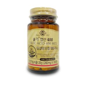 솔가 엽산 400 280mg x 100정