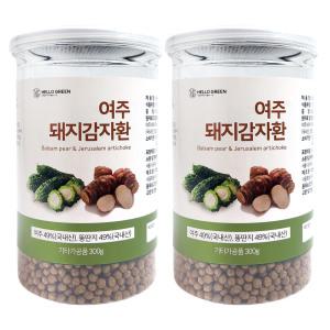 헬로우그린 국내산 여주 돼지감자환 300gX2(통) 총600g