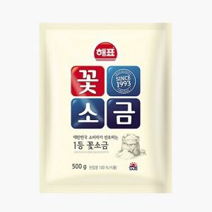 해표 꽃소금 500g 천일염