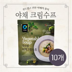 청정원 우리쌀 야채 크림수프 60g 10개