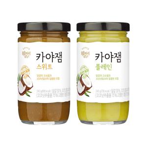 복음자리 2종 카야잼 스위트, 240g,1개 + 플레인, 240g, 1개