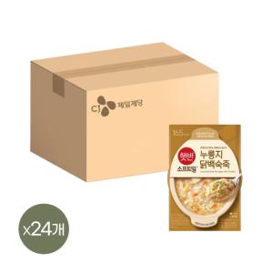 햇반죽 누룽지닭백숙죽 280g x24개 비비고죽 리뉴얼