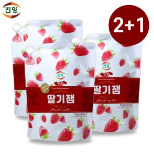 (진양) 진양 딸기잼 1kg 소포장 간편사용 국산딸기잼 [3kg 행사진행중]