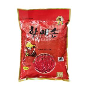 할매손 혼합 고춧가루 2.5kg 업소용 가정용 고운가루 매운맛 순한맛 다데기 장용