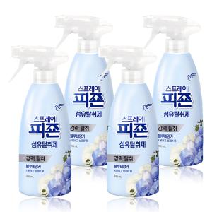 피죤 섬유탈취제 블루비앙카 490ml x 4개