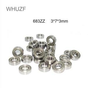 WHUZF 미니어처 683 ZZ 볼 베어링 ABEC-1, 683ZZ, EMQ Z3V3, 618, 3ZZ, 3x7x3mm, ,  , 10 개