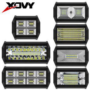 자동차 LED 라이트 바 오프로드 4x4 스포트라이트 안개등 다이오드 헤드라이트, 오토바이 트랙터 보트 SUV