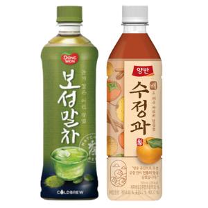 양반 보성 말차 500ml 6입 + 배수정과 500ml 6입