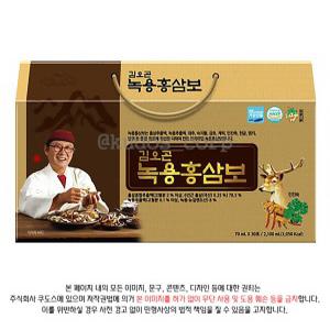 김오곤 녹용홍삼보 70ml x 120포 4개월분(한박스)