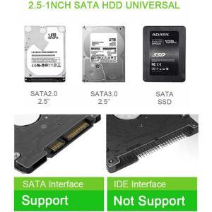 USB C 타입 3.0 HDD 인클로저, SATA SSD 하드 드라이브 케이스, 지지대 6TB 투명 모바일 외장 신제품