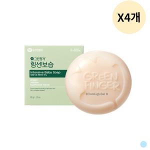 그린핑거 인텐시브 베이비 유아 아기 비누 80g X4개