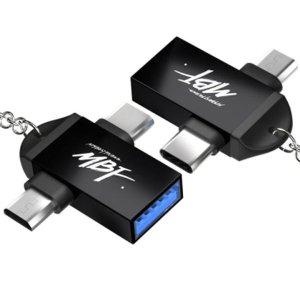 [신세계몰]2in1 USB T자형 OTG젠더 (W88F393)