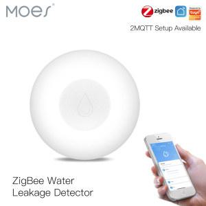 ZigBee 플러드 센서 누수 감지기 물 탱크 경고 오버플로 보안 경보 시스템 Tuya 스마트 앱 원격 제어