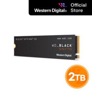 [웨스턴디지털]SOI 공식총판 Western Digital WD BLACK SN770 NVMe 2TB SSD