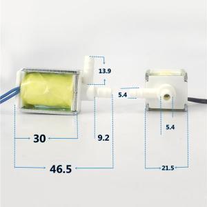 DC 12V 2 방향 미니 전기 솔레노이드 밸브 일반적으로 닫힘  공기 진공 스위치 유량 제어 DIY