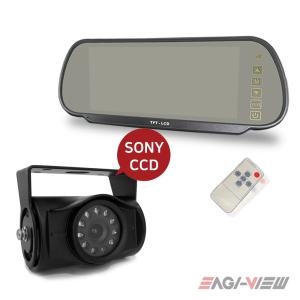 화물차 후방카메라 SONY CCD 화물용 카메라+7인치 룸미러 세트