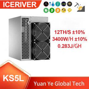 아이스 리버 KAS KS5L KS5M 카스파 채굴 기계 해시레이트 3400W 파워 비트코인 12T 15T