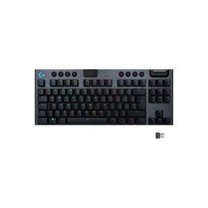 로지텍 G915 TKL 라이트스피드 무선 RGB 기계식 게이밍 키보드 카본