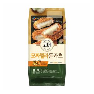 CJ 고메 모짜렐라 돈카츠 크리스피 치즈 3개입 450g