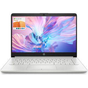 HP 휴대용 노트북 학생 및 비즈니스 14인치 HD 디스플레이 인텔 쿼드코어 N4120 8GB DDR4 RAM 64GB eMMC 1