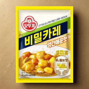 오뚜기 비밀카레 약간매운맛 100g 1개 간편식사 맛있는