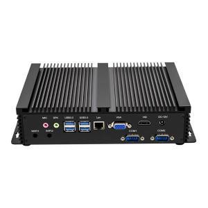 인텔 산업용 미니 PC 팬리스 시스템 베어본 컴퓨터, 11 세대 i7 2xDDR4 램 슬롯, HDMI VGA * USB WiFi, 신