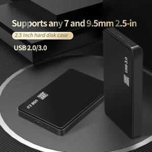 USB 3.0-2.5 인치 하드 드라이브 케이스, SATA HDD SSD 인클로저, 외장 디스크 PC 노트북 스마트폰 5Gbps