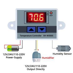 온습도계 제어 컨트롤러 12V, 220V 스위치, 24V, 습도 W3005, 센서, 습도계, 디지털 SHT20 계기,