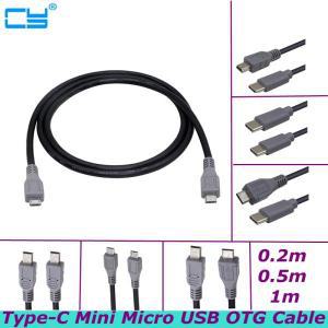 Type-C to Micro USB Mini 5Pin OTG Charging And Transmission Data Cable To Connect The Camera Mobile