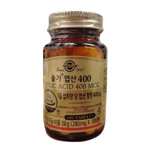 솔가 엽산 400 280mg x 100캡슐 zc