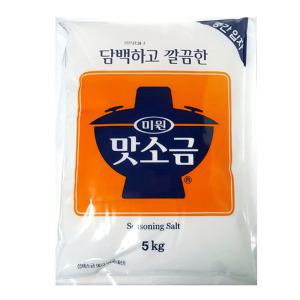 대상 미원 맛소금 5kg (중간입자)