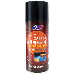 브이텍 VT-021 스티커 접착제 제거제 200ml 얼룩 잔사