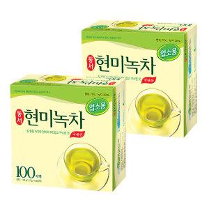 동서 업소용 현미녹차 100T + 100T (200T)/티백 침출