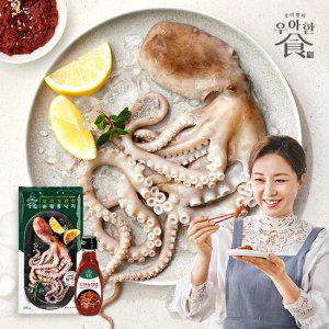 [조미령의 우아한식]손질통낙지 220g(4미)x12팩+소스1병 /총 48미 2.64kg