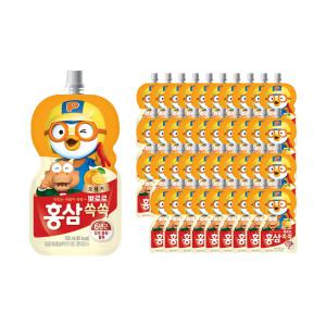 팔도 뽀로로 홍삼쏙쏙오렌지, 100ml, 40개