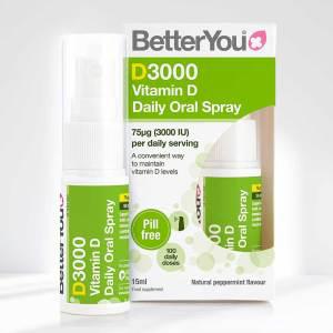 베러유 비타민D 스프레이 3000IU 15ml BETTERYOU VITAMIND 임산부 성인 구강 액상 드롭