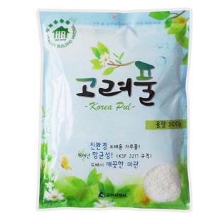 벽지도배풀 친환경 벽지 접착제 가루 고려풀 500g 1개