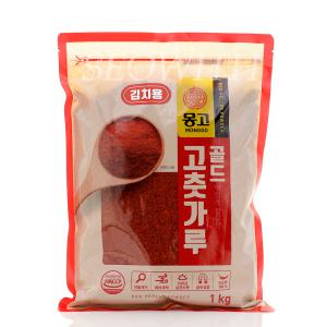 마산몽고 몽고 고추가루 골드 김치용 1kg/ 중국산 건고추 100%/이물제거/에어세척/자외선살균소독