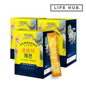 라이프허브 콤부차 레몬 3세트(5g x 90포)