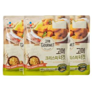 CJ제일제당 고메 크리스피너겟 450g 3개 간식 안주 반찬 치킨너겟