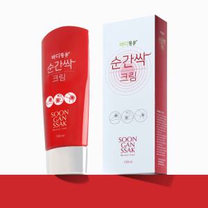 바디통통 순간싹크림 리커버리 발열 핫 크림 근육통 엘보 무릎 관절 100ml