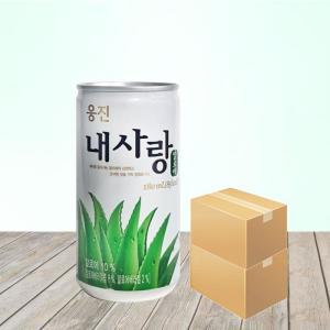 웅진 내사랑 알로에 180ml X 60캔(2박스)