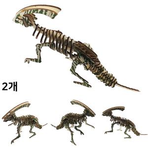 압채 퍼즐 나무 공룡 뼈모형 만들기 37P 파라사우 롤로푸스 롤러푸스