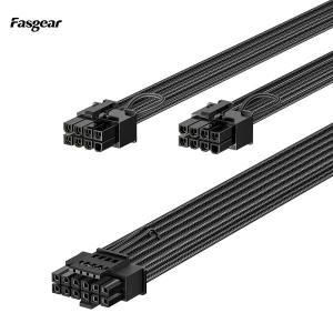 Fasgear PCIe 5.0 전원 케이블 ASUS EVGA Seasonic 완전 모듈식 PSU와 호환 가능 RTX 4070 70cm 12VHPWR 커